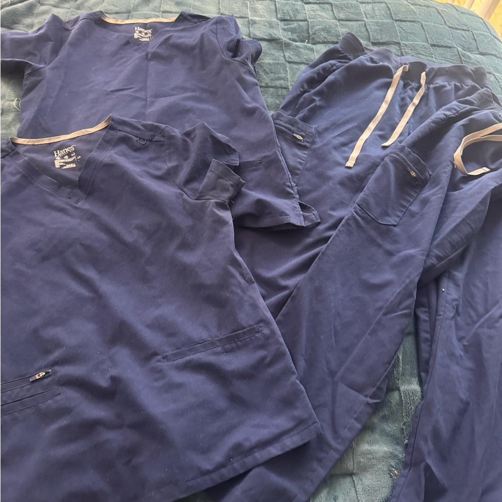 Navy Blue Scrub Sets (2)